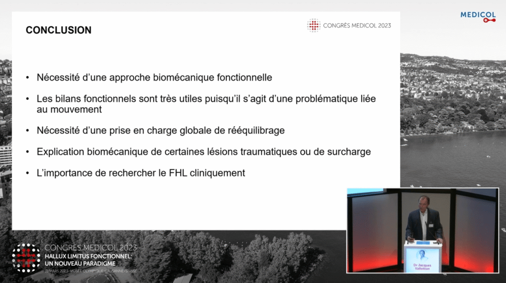Conséquences biomécaniques du hallux limitus
