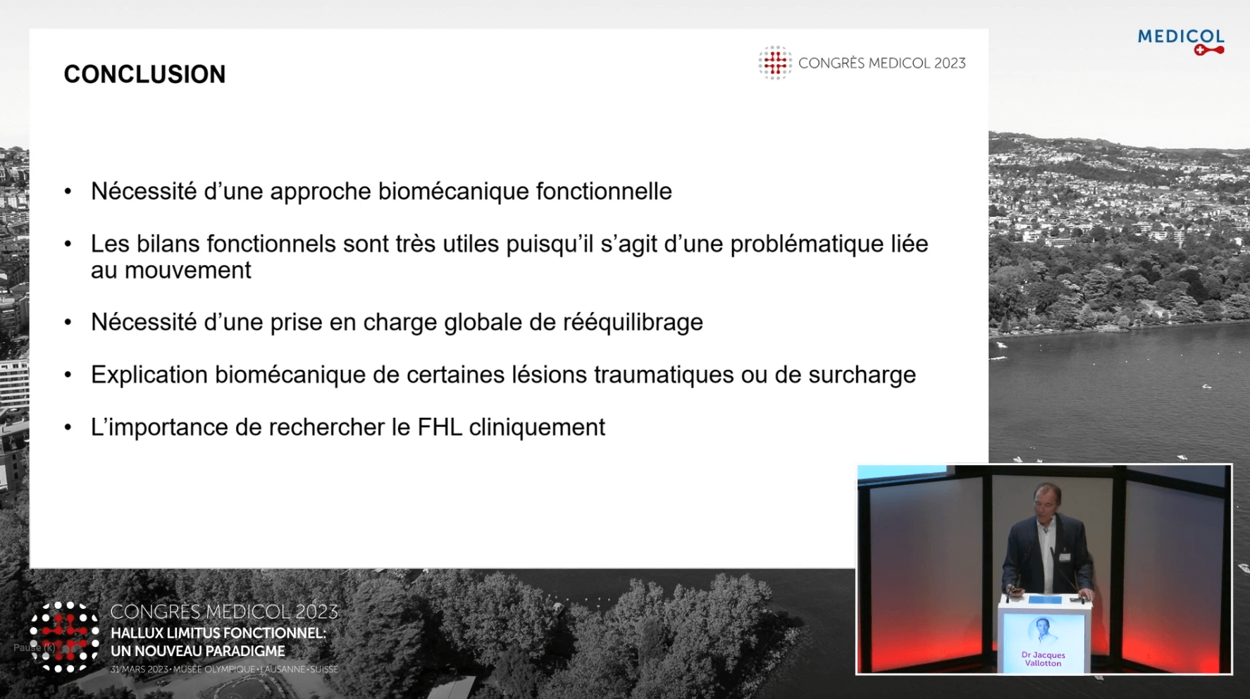 Conséquences biomécaniques du hallux limitus